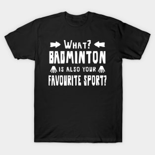 Badminton Birdy Men Badminton Racket Gift T-Shirt